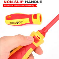 Homemade Repair Tools Kit 13pcs  Changeable Insulated Screwdrivers Set with Magnetic Slotted Phillips Pozidriv Torx Bits